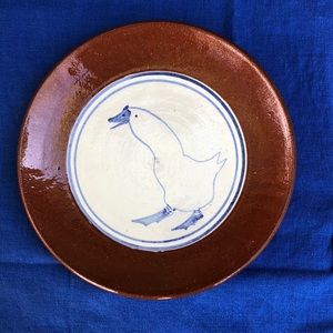 Original pottery decorative plate